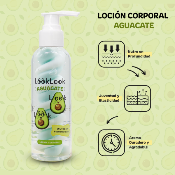 Loción Corporal con extracto de aguacate  Look Look - Imagen 5