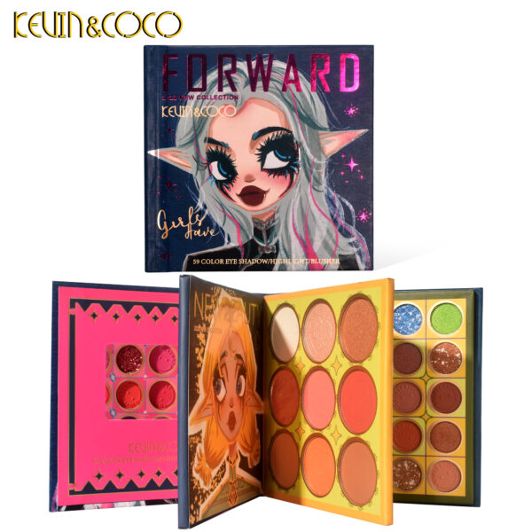 Forward de Paleta de Sombras 59 Colores - Imagen 3