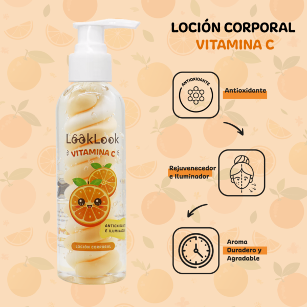 Loción Corporal Vitamina C Look Look - Imagen 4