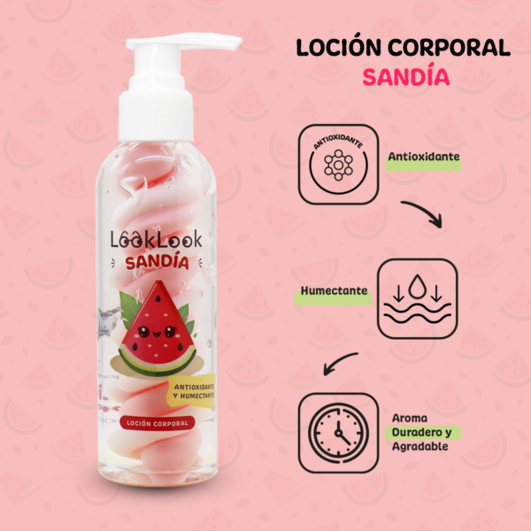 Loción Corporal con antioxidantes de sandía  Look Look (copia) - Imagen 6